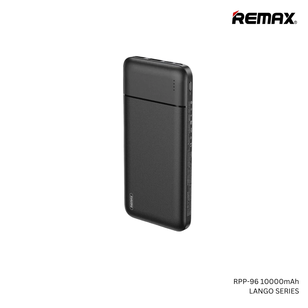 Аккумулятор внешний резервный Remax RPP-96 lango series 10000mAh black  купить оптом в Крыму, Краснодарском крае | Техноуспех