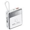 Remax Resiang series 20W+22.5W PD+QC power bank with 2 fast charging cables 10000mAh RPP-605 White
