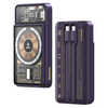 REMAX RPP-580 walking phantom 20W+22.5W cabled magnetic wireless charging power bank 10000mAh purple
