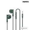 Remax wired earphones for music & call RM-522 Green