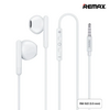 Remax wired earphones for music & call RM-522 White
