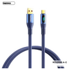 Remax zisee series 66W all-compatible elastic data cable with digital display RC-C030 Type-c Purple