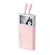 Remax Fly series PD20W+QC22.5W Cabled fast charging power bank 10000mAh RPP-507 Pink