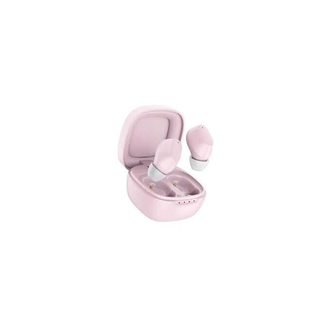 Наушники беспроводные Celebrat W30 TWS Stereo Earbuds, розовый