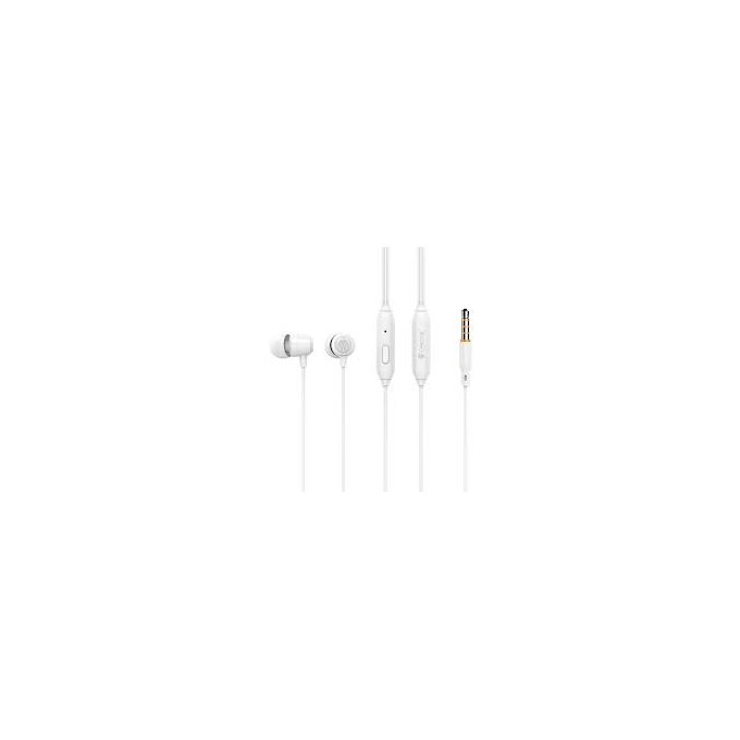 Наушники Celebrat G4 Stereo Sound Wired Earphone 3.5mm plug, белый